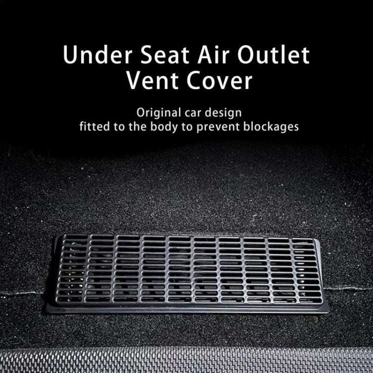 For Tesla Model 3 Buckle Model Protective Cover for Air Outlet Under Car Seat Air Conditioning Ai...