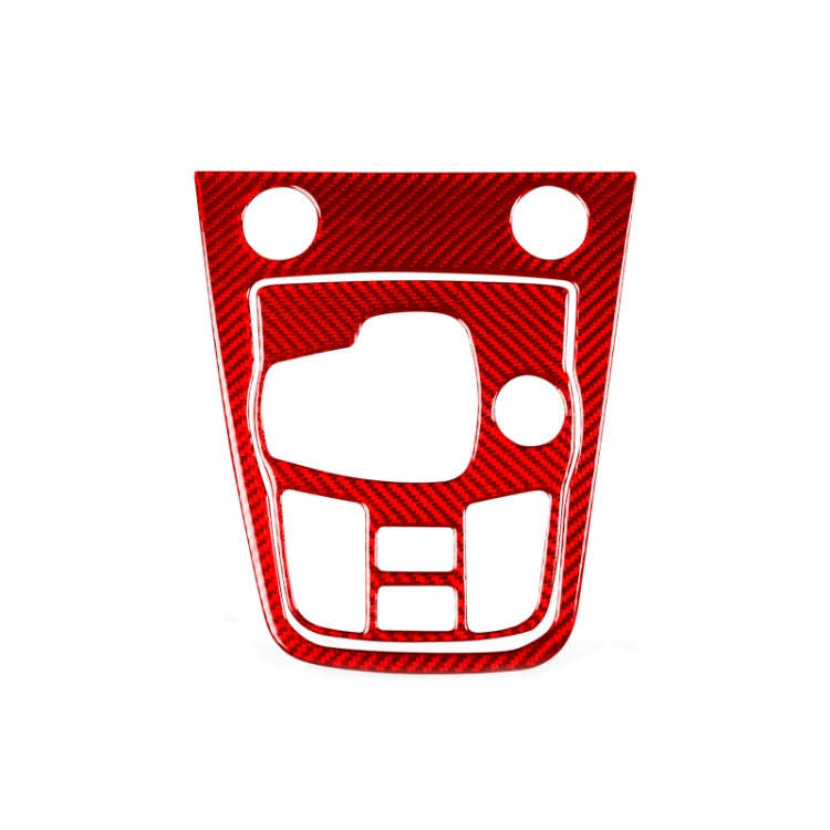 For Jaguar F-TYPE 2013+ 2pcs/ Set Panel Gear Position Decorative Sticker, Size: Left-hand Drive(Red)