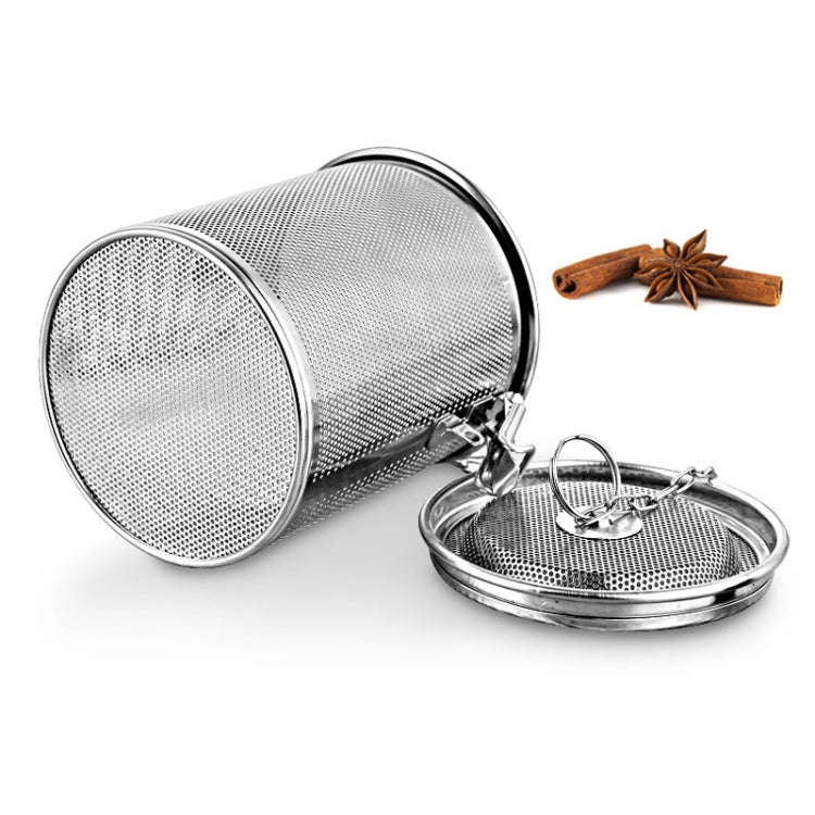 9x10.8cm 304 Stainless Steel Brine Basket Tea Residue Ball Soup Material Box