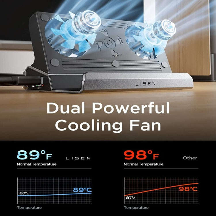 5 -in -1 For ASUS ROG Ally 100W PD Charging Game Console Stand Multifunctional USB 3.0 Docking St...