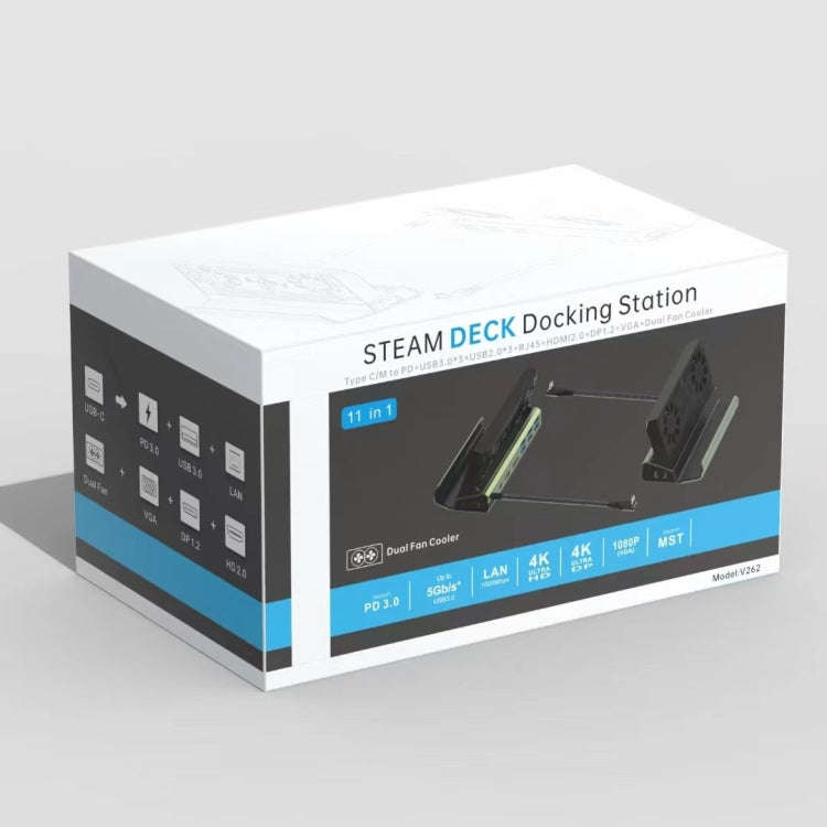 6 -in -1 For ASUS ROG Ally 100W PD Charging Game Console Stand Multifunctional USB 3.0 Docking St...
