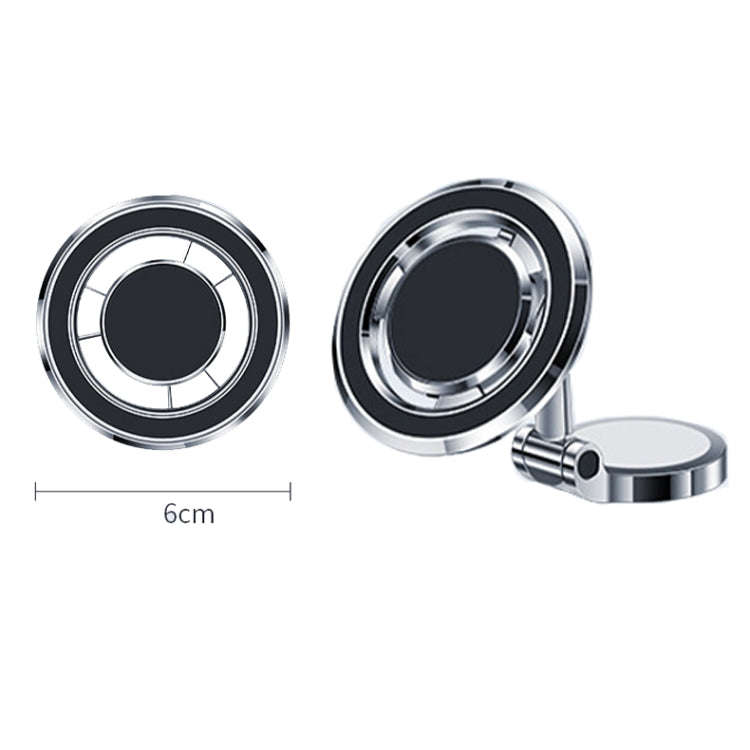 Dashboard Magnetic Navigation Foldable Universal Car Phone Holder(Silver)