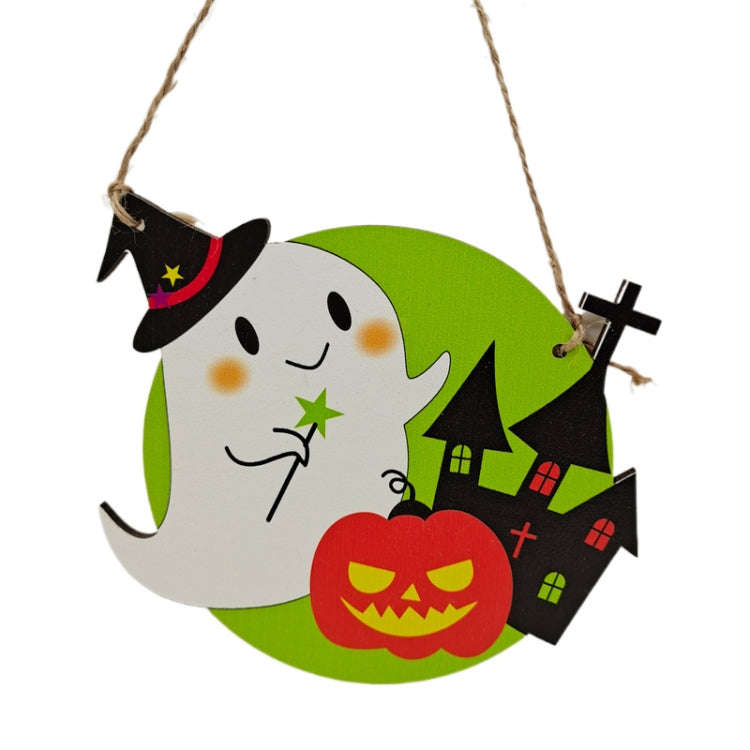 Halloween Decoration Pendants Holiday Scene Layout, Color: No.18