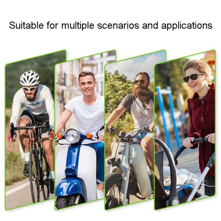 Detachable Bicycle Cell Phone Holder For 4-7.9 Inch Phones(Black)