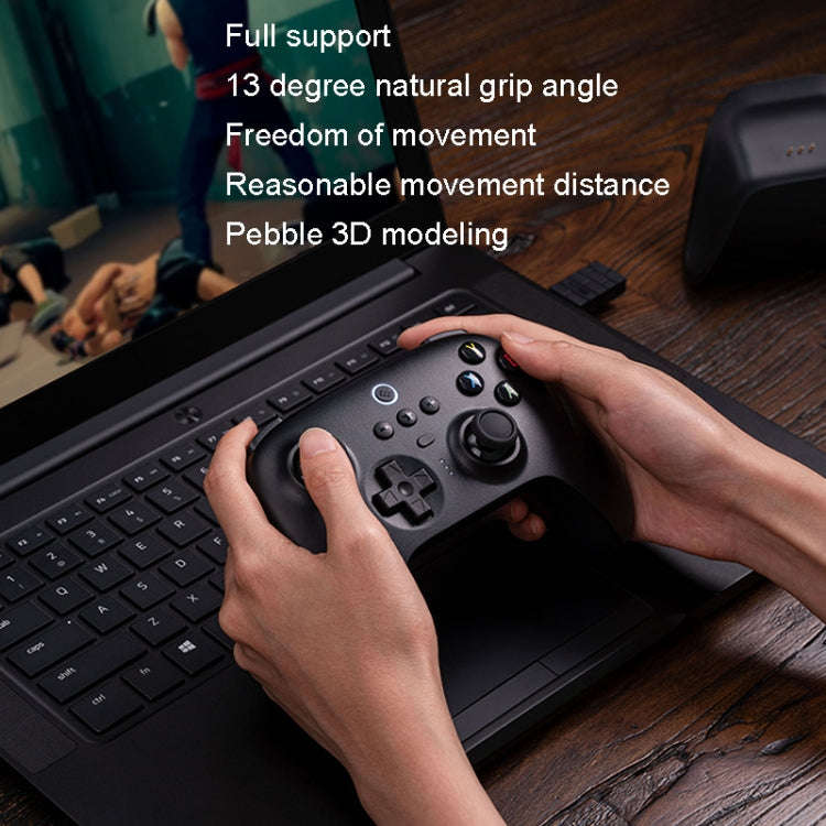 8BitDo Wireless 2.4G Gaming Controller With Charging Dock For PC / Windows 10 / 11 / Steam Deck(B...