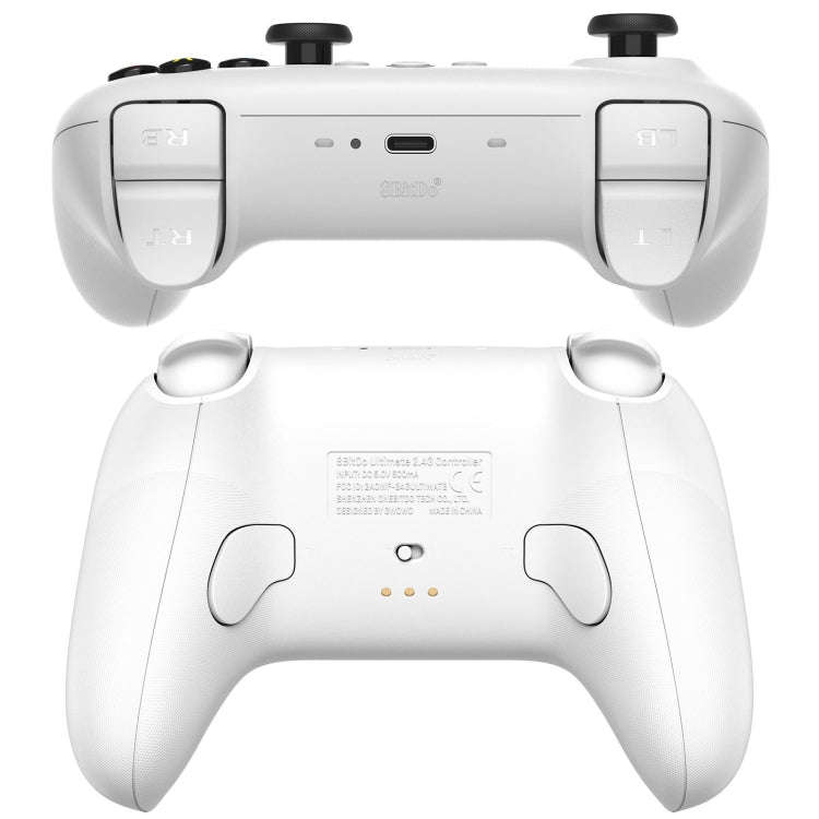 8BitDo Wireless 2.4G Gaming Controller With Charging Dock For PC / Windows 10 / 11 / Steam Deck(B...