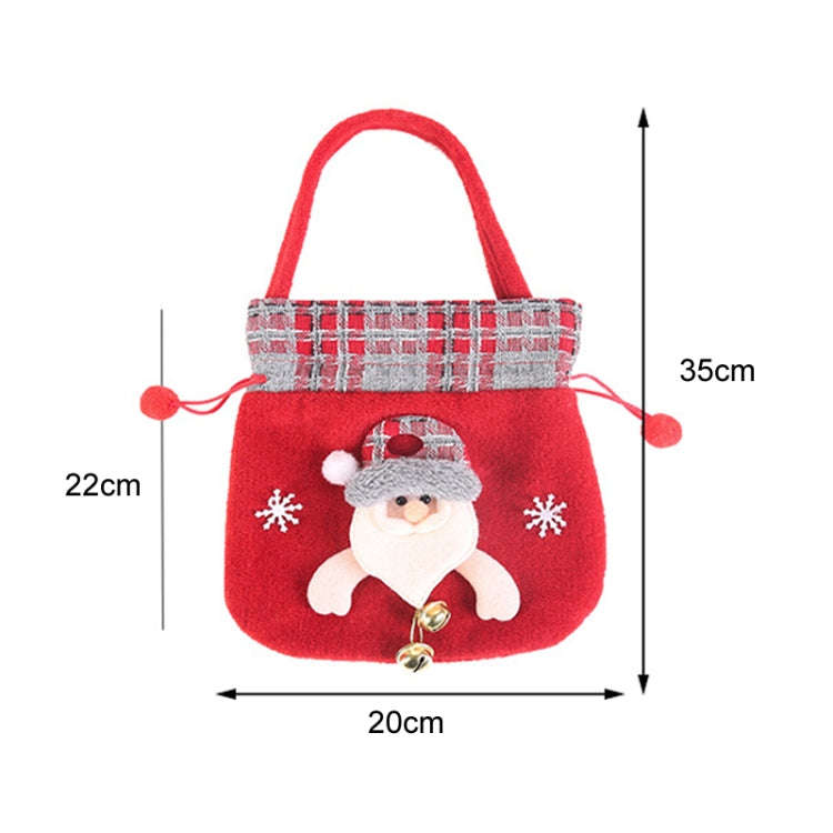 Christmas Decoration Gift Bag Christmas Eve Apple Wrapped Candy Jar(Deer)