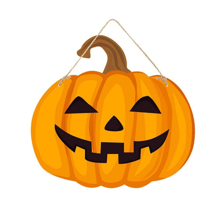 Halloween Door Sign Haunted House Horror Atmosphere Decoration, Style: Pumpkin