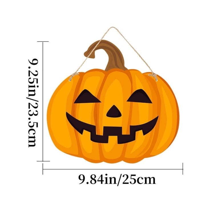 Halloween Door Sign Haunted House Horror Atmosphere Decoration, Style: Pumpkin