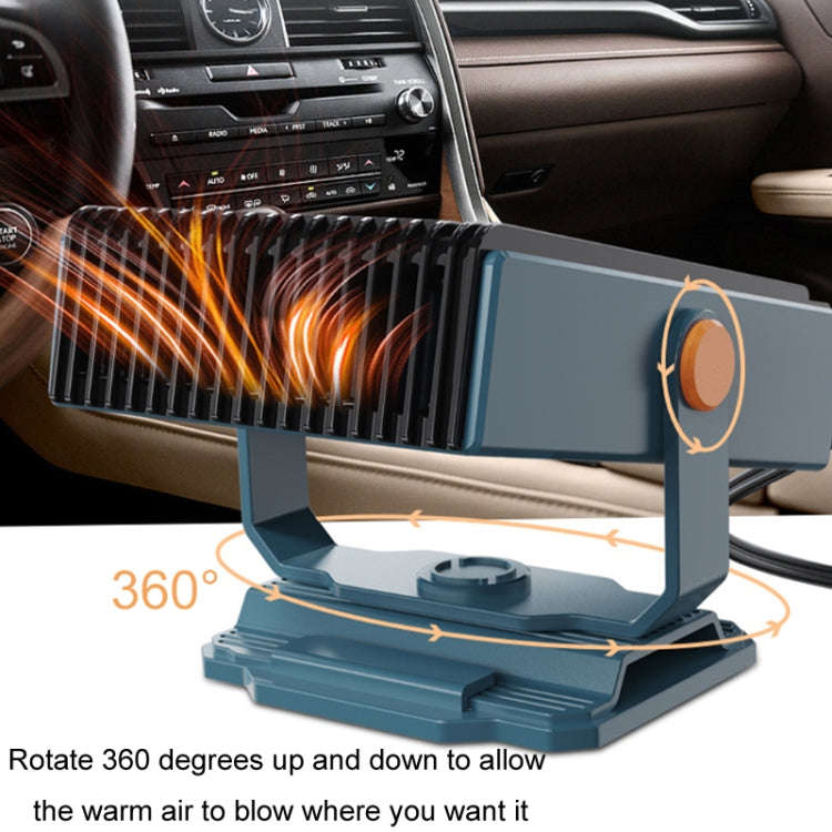 12V Car-mounted High-power Heater Winter Defog Heater(Navy Blue)
