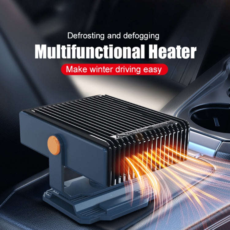 12V Car-mounted High-power Heater Winter Defog Heater(Navy Blue)