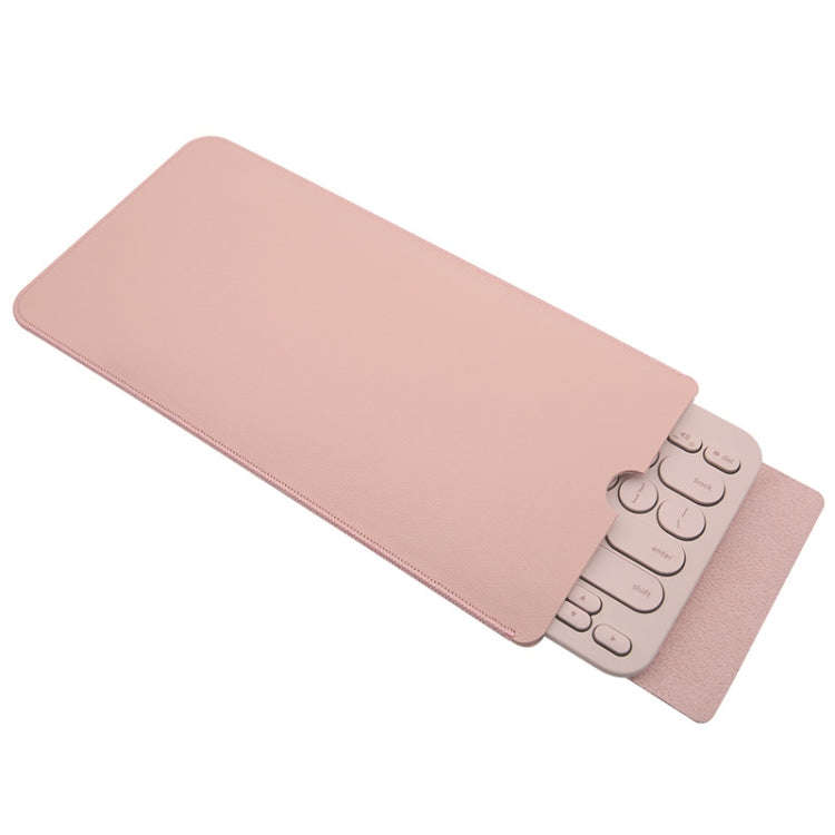 For Logitech K380 Leather Keyboard Thin and Lightweight Portable Liner Bag Waterproof Protective ...