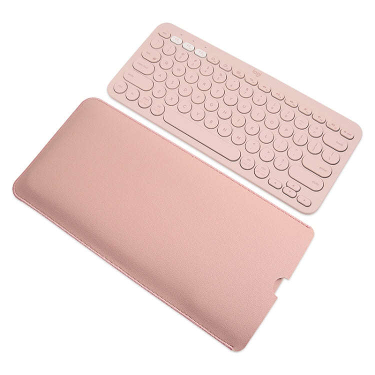 For Logitech K380 Leather Keyboard Thin and Lightweight Portable Liner Bag Waterproof Protective ...