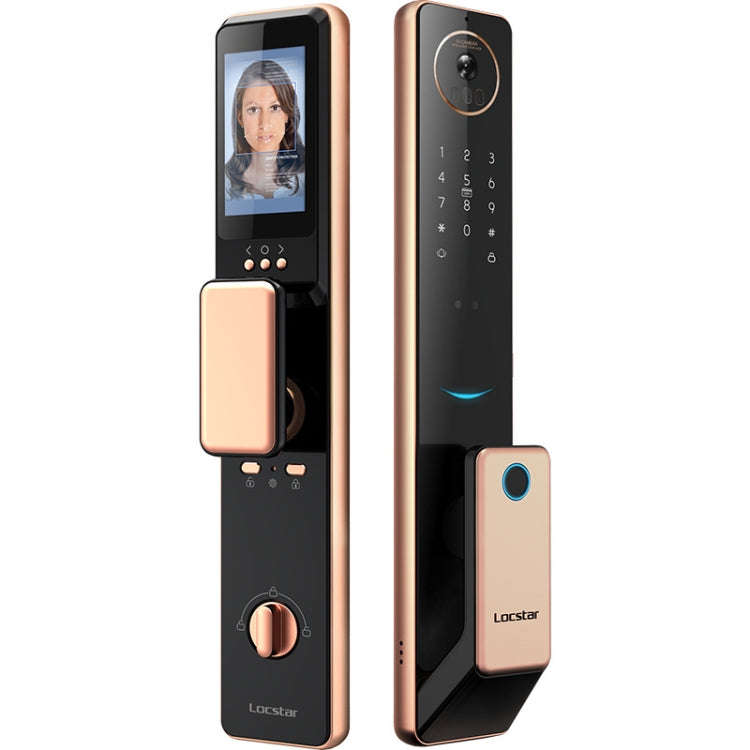 S61 Fully Automatic 3D Face Recognition Tuya Wifi Smart Fingerprint Lock Anti-theft Password Lock...