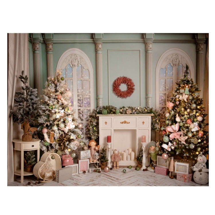 2.1 X 1.5m Holiday Party Photography Backdrop Christmas Decoration Hanging Cloth, Style: SD-779