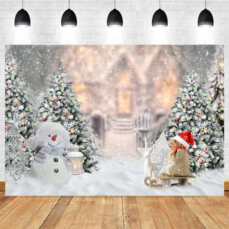 2.1 X 1.5m Holiday Party Photography Backdrop Christmas Decoration Hanging Cloth, Style: SD-783