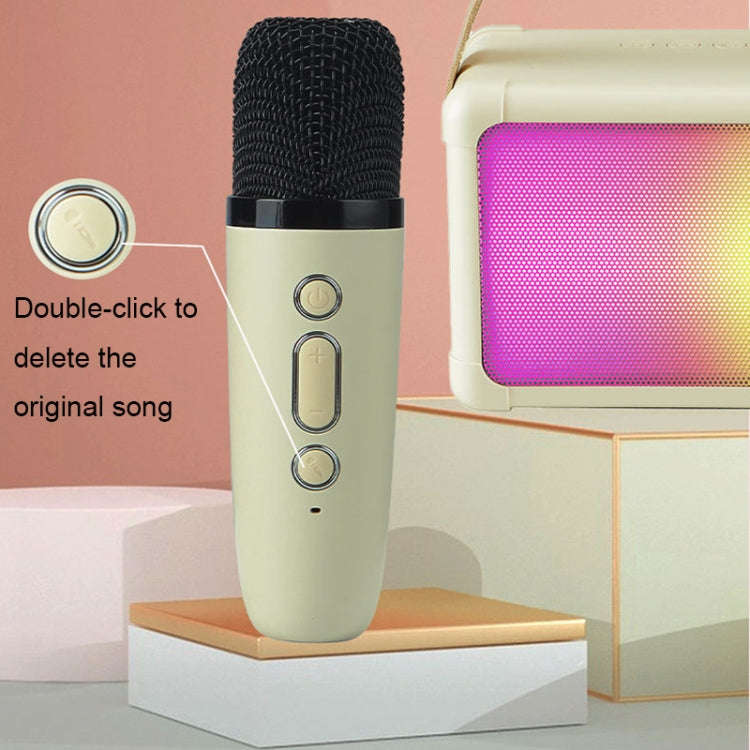 Portable RGB Lighting Effect Bluetooth Speaker Home Mini Karaoke Audio, Style: Speaker(Pink)