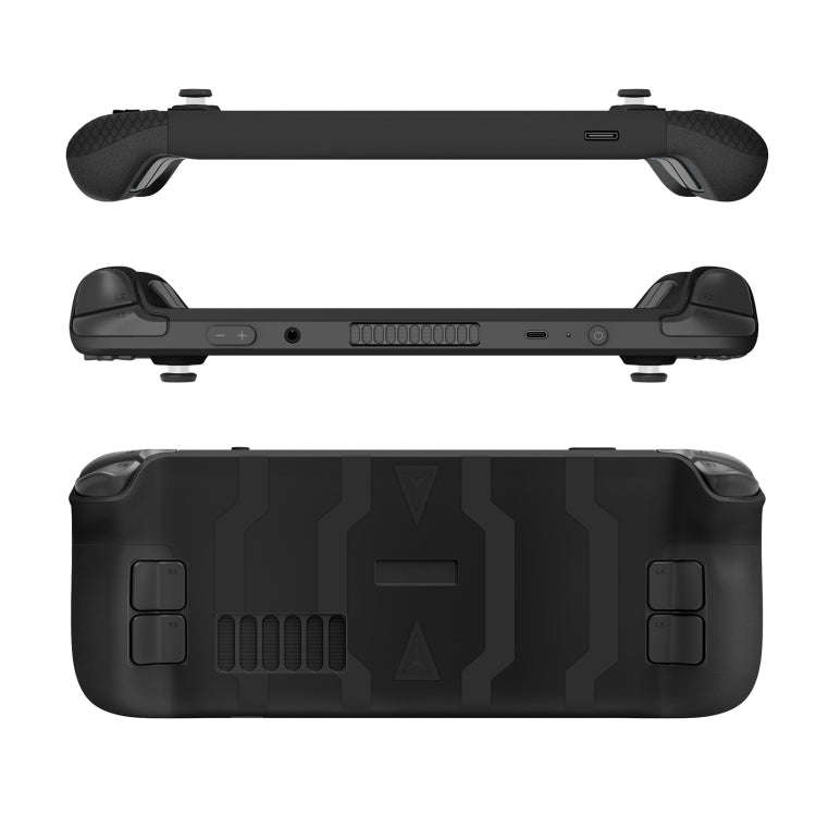 JYS JYS-SD011 For Steam Deck 7pcs/set Host Silicone Case With Joystick Cap+Touch Board Sticker Se...