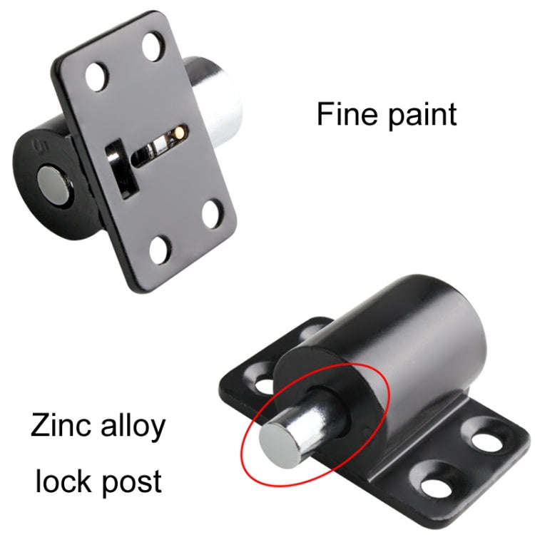 Door And Window Limit Lock Sliding Door Retainer Child Safety Lock, Color: Black No Screw