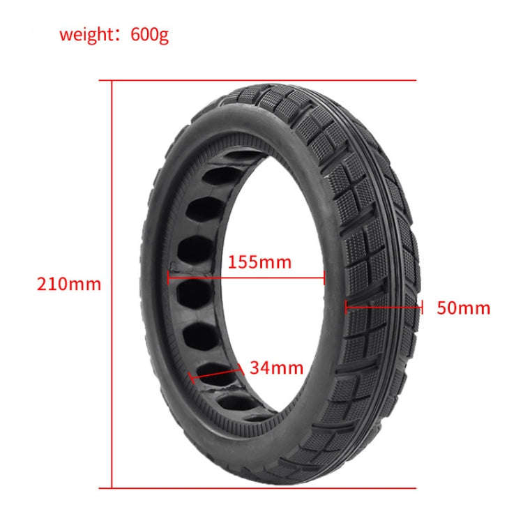 For Xiaomi M365 Series Scooter 8.5 x 2.0 Inch Honeycomb Solid Tire Inflatable Rubber Explosion-pr...