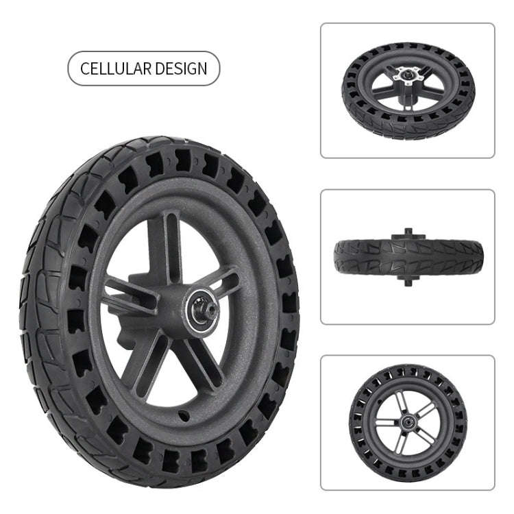 For Xiaomi M365 Electric Scooter 8.5-inch Rear Wheel  Solid Shock-absorbing Honeycomb Tire with H...