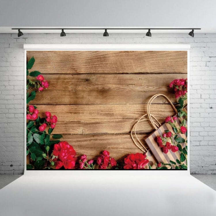 1.25x0.8m Wood Grain Flower Branch Props 3D Simulation Photography Background Cloth, Style: C-4030