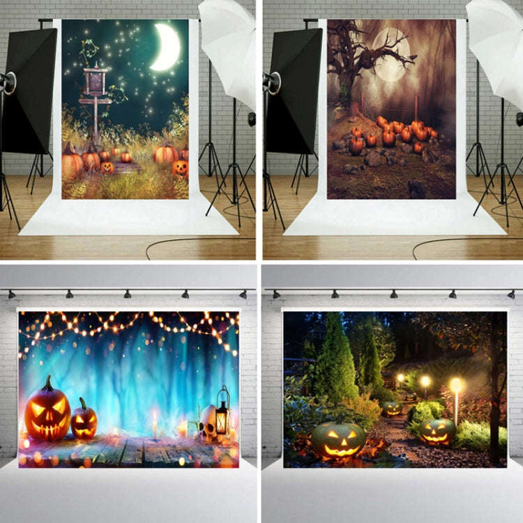 1.25x0.8m Holiday Party Photography Background Halloween Decoration Hanging Cloth, Style: C-1261