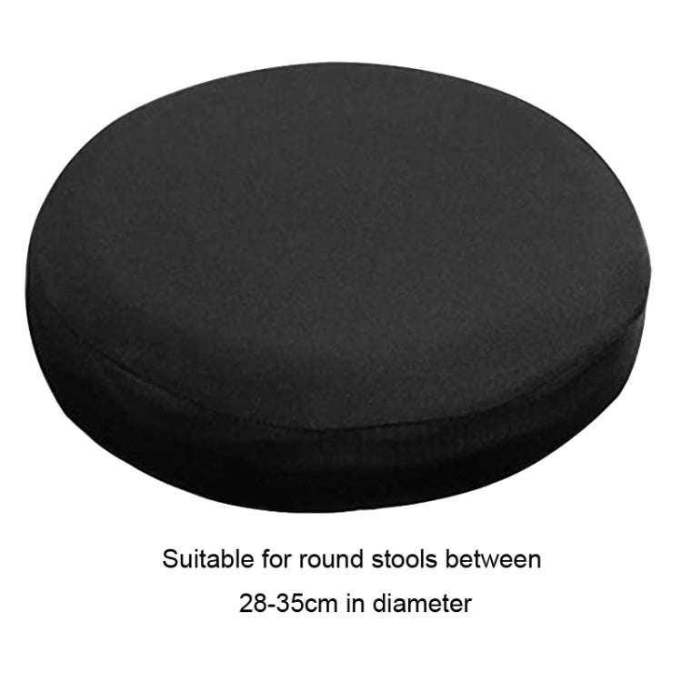 For Diameter 28-35cm Stretch Round Stool Sleeve Swivel Round Chair Covers(Red)