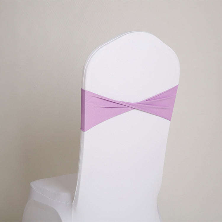 13 x 70cm Buckle-Free Elastic Hoop With Chair Back Flower No Tie Bow Wedding Banquet Chair Back D...