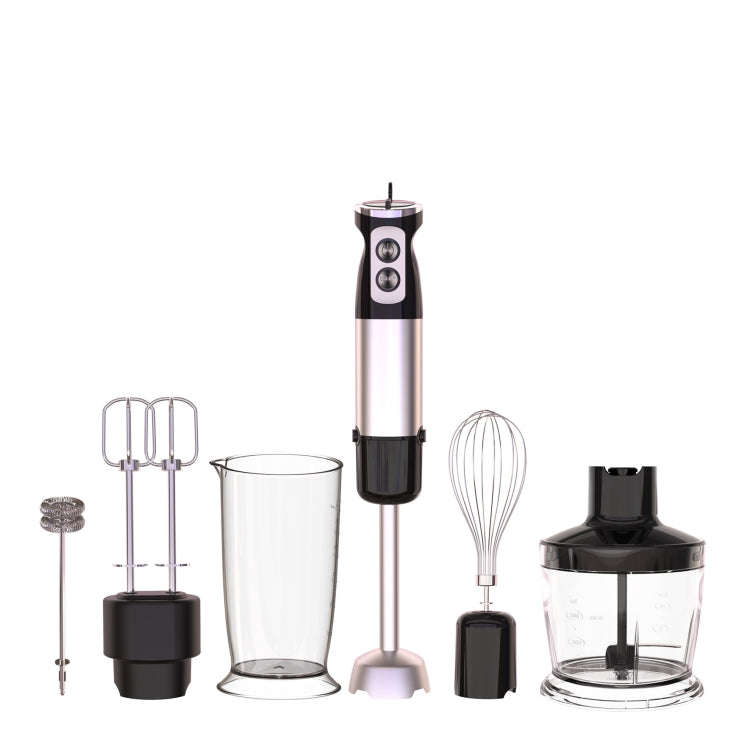 6-in-1 600W Multifunctional  Electric Blender Stainless Steel Food Cooking Stick UK Plug