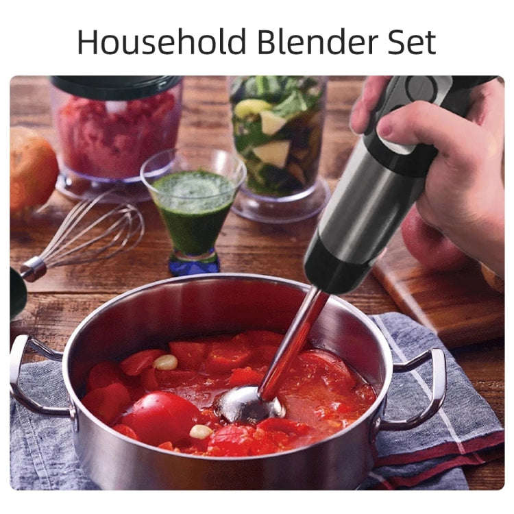 6-in-1 600W Multifunctional  Electric Blender Stainless Steel Food Cooking Stick UK Plug