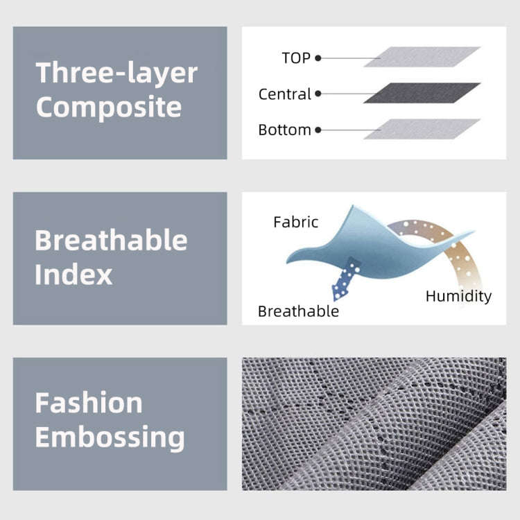 Non-Woven Fabric Foldable Underbed Storage Bag For Clothes Blankets And Shoes 100x50x15cm(4 Handl...