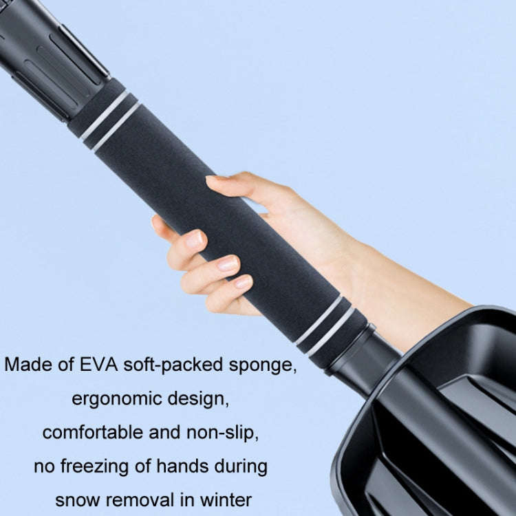 Vehicle-mounted Winter Enlarged Detachable Snow Shovel(Black)