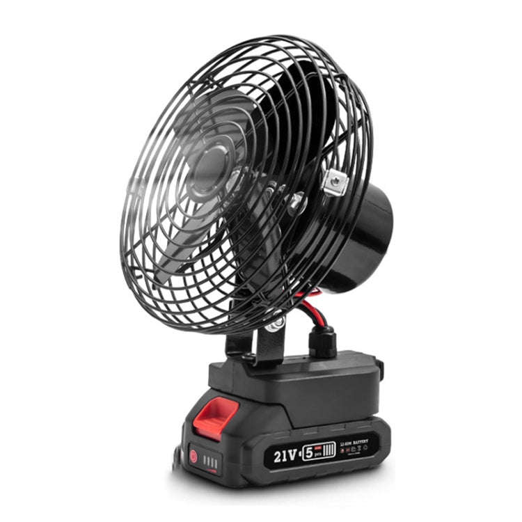 HILDA Portable Powerful Fan Outdoor Hair Dryer, With EU Plug Adaptor, Style: 6 inch With 1 Batter...