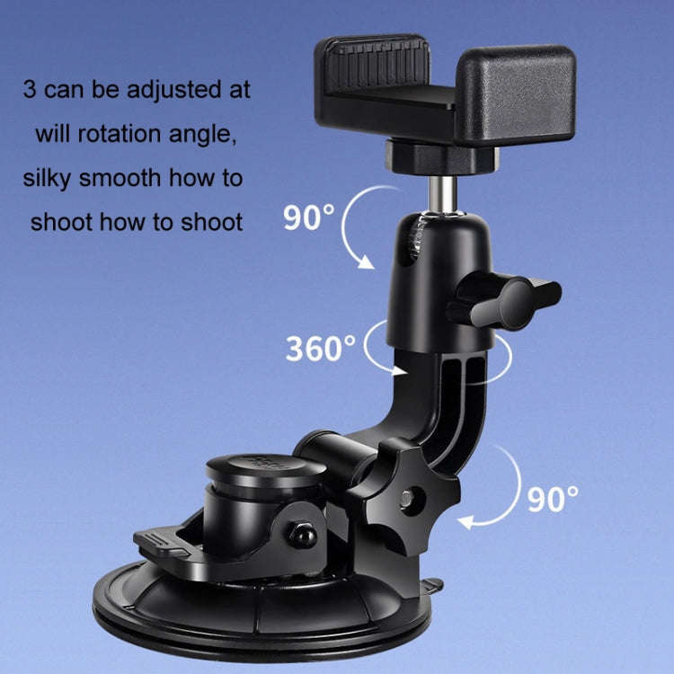 Car Suction Cup Mobile Phone Navigation Live Broadcast Shooting Bracket, Specification: Without B...