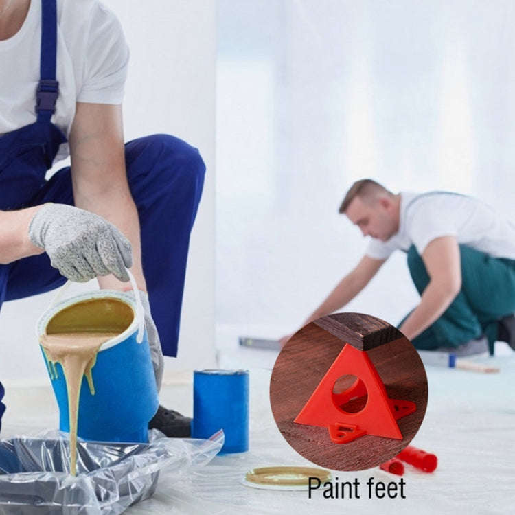 10pcs/Pack Woodworking Paint Pyramid Stands Cone Support Stand(Red)