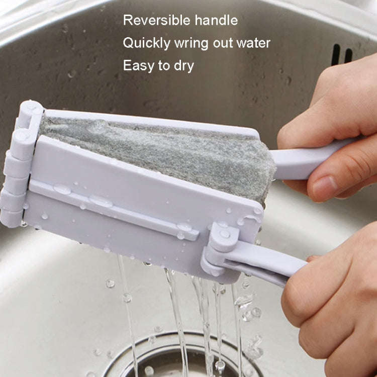 Folding Kitchen Stove Cleaning Brush Multi-Functional Decontamination Brush(Blue)
