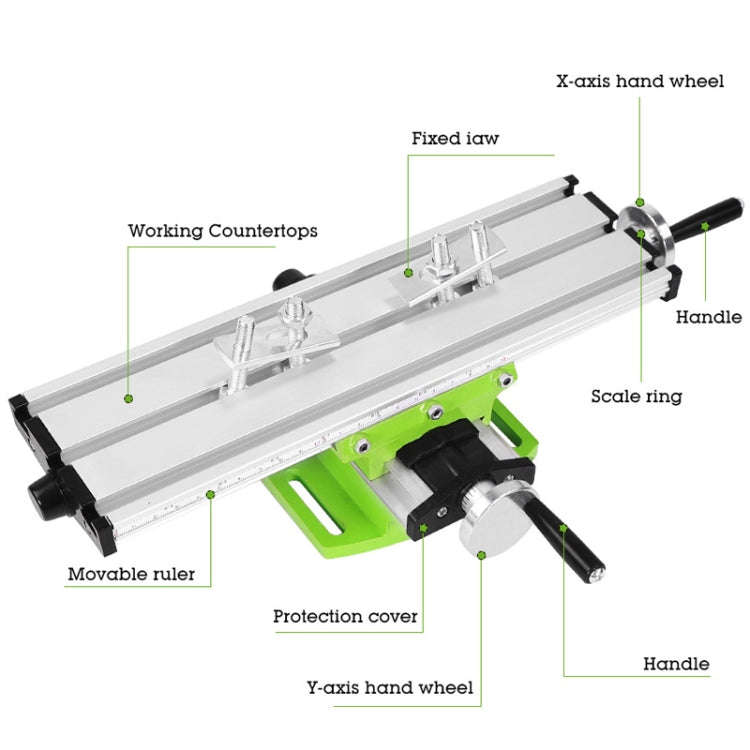 HILDA Multi-Function Micro Drilling And Milling Machine Cruciform Drilling Table(Foam Package)