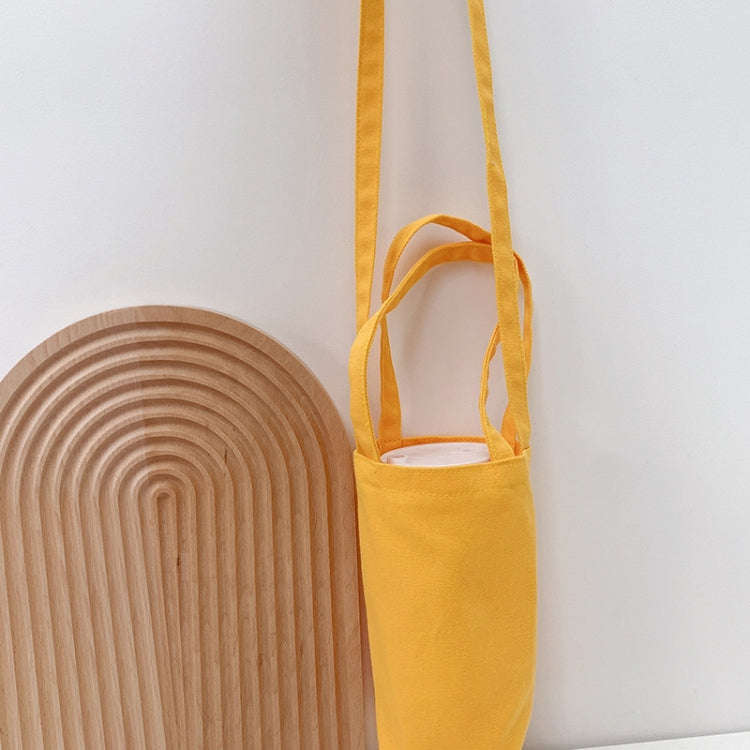 Portable Water Cup Coffee Bag Outdoor Thermal Insulation Solid-Color Canvas Cup Cover, Specificat...