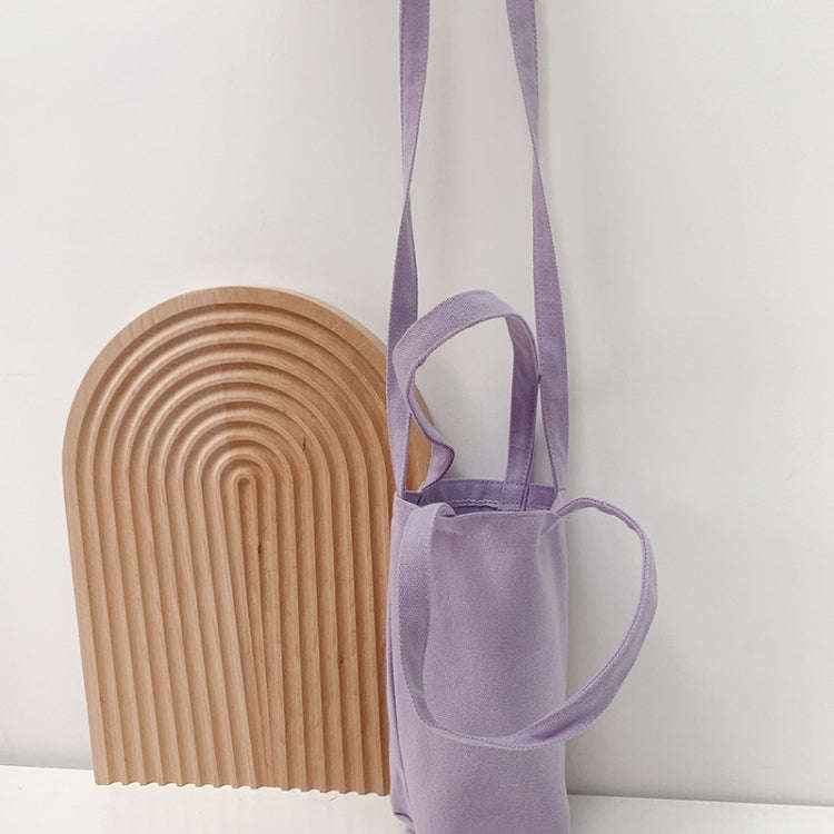 Portable Water Cup Coffee Bag Outdoor Thermal Insulation Solid-Color Canvas Cup Cover, Specificat...