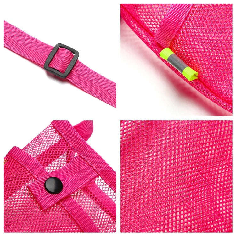 Mesh Fabric Diagonal Outdoor Water Bottle Bag Universal Children Thermos Cup Cover(Korean Blue)
