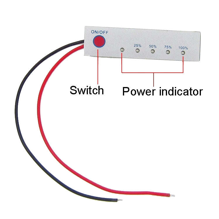 Lithium Battery Power Display Board Iron Phosphate Indicator Board, Specification: 4S 14.4V Iron ...