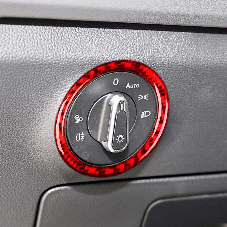 For Volkswagen Sagitar 2019-2023 Left-hand Drive Headlight Switch Decorative Sticker(Black)