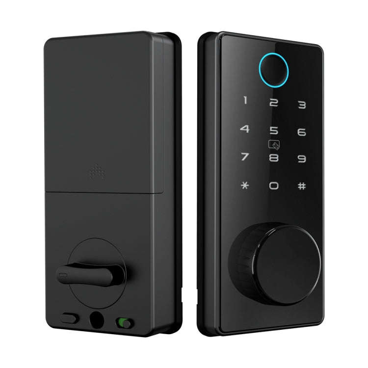 C87 Automatic Fingerprint Lock Entry Door Password Smart Lock(Black)