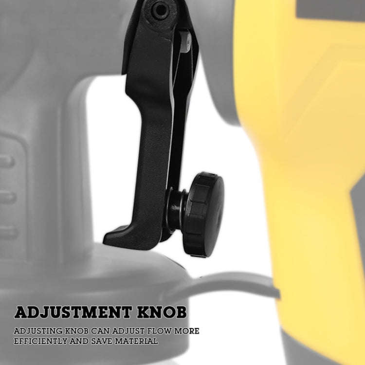HILDA High Voltage Motorized Paint Spray Tool Portable And Detachable, Specification: EU Plug Yellow