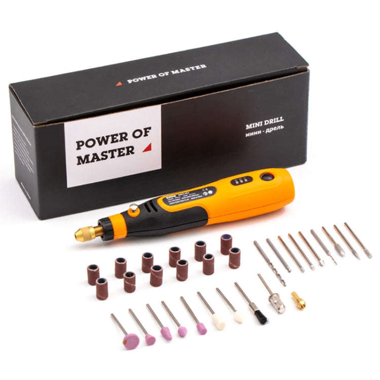 HILDA 3.6V Electrical Grinder Pen Precision Carving Micro Power Drill, Model: 32 In 1