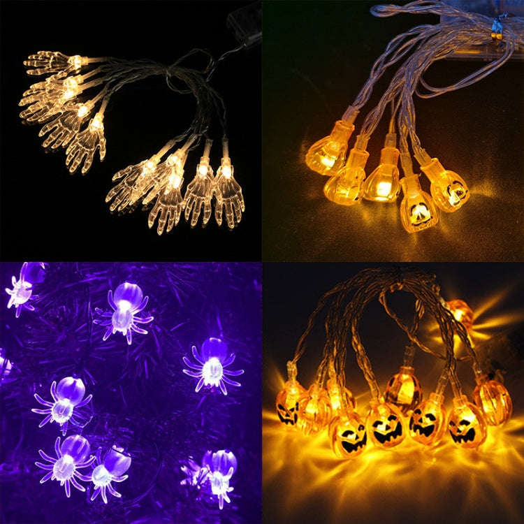 Warm White 3m 20LEDs Halloween LED Cartoon Atmosphere Decorative Light String(Little Ghost Hand)