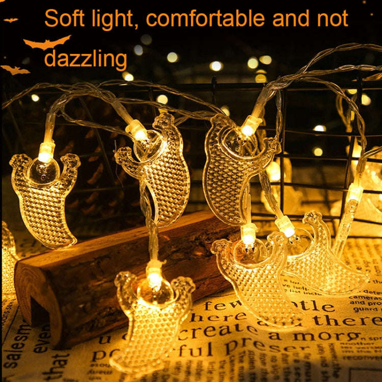 Colorful 3m 20LEDs Halloween LED Cartoon Atmosphere Decorative Light String(Little Ghost Hand)