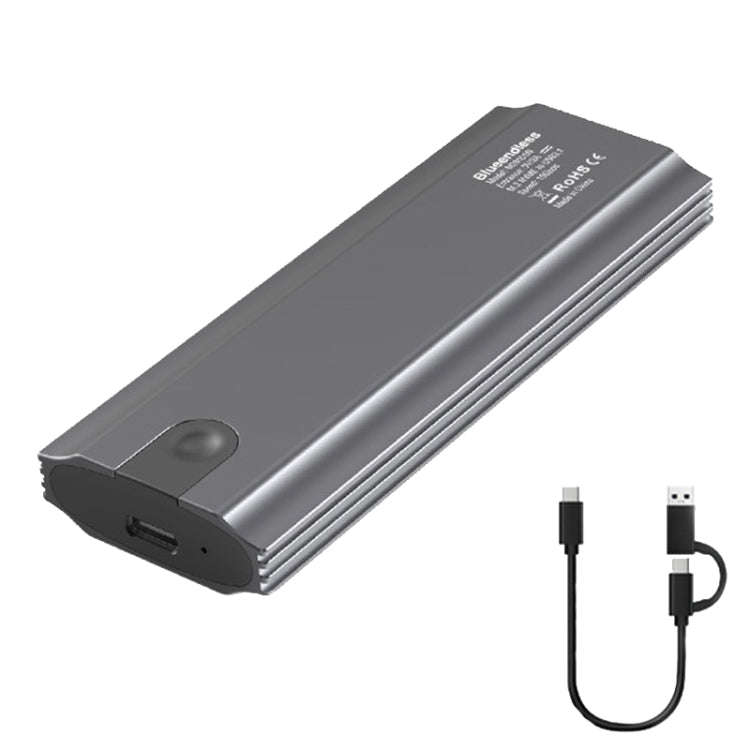 Blueendless 2810 General Dual Protocol Wiring 2-in-1 M.2 Mobile Hard Disk Case SSD External Solid...