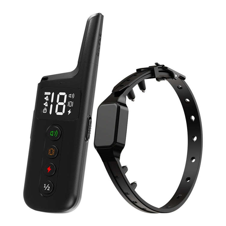 Pet Wrap-around Electric Shock Column Powerful Electronic Training Collar, Style: Receiver + Remote